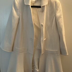 Helene Berman Cream Trench Coat